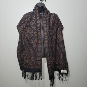Brown Pairsley Shawl / Scarf